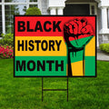 Black History Month Yard Sign