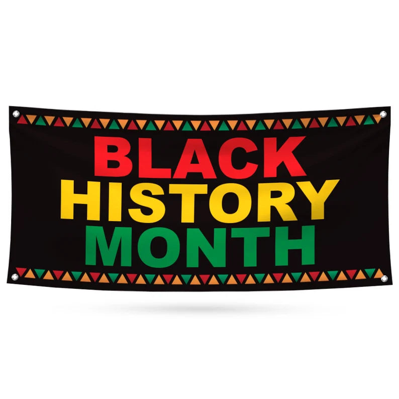 Black History Month Banner Sign