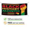 Black History Month Banner Sign