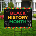 Black History Month Yard Sign