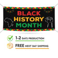 Black History Month Banner Sign