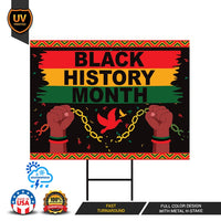 Black History Month Yard Sign