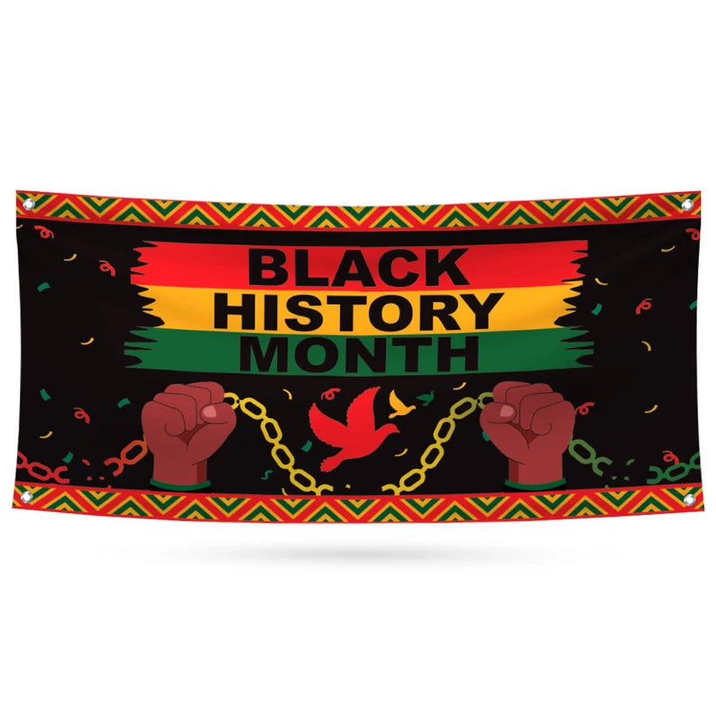 Black History Month Banner Sign