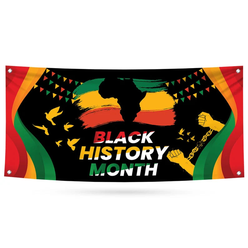 Black History Month Banner Sign