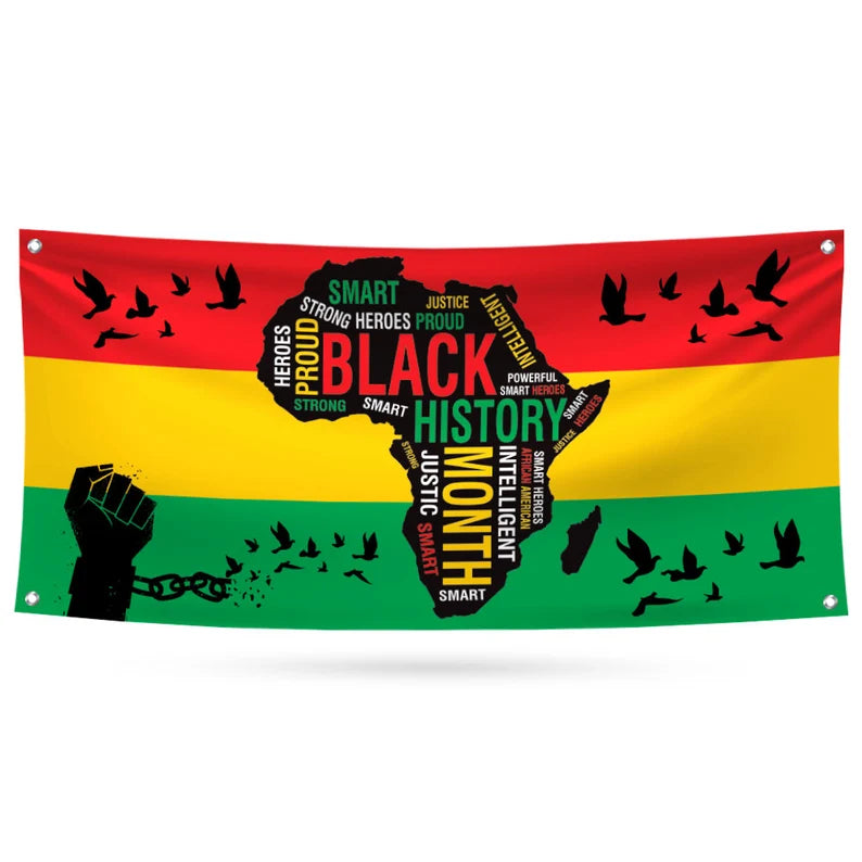 Black History Month Banner Sign