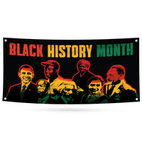 Black History Month Banner Sign