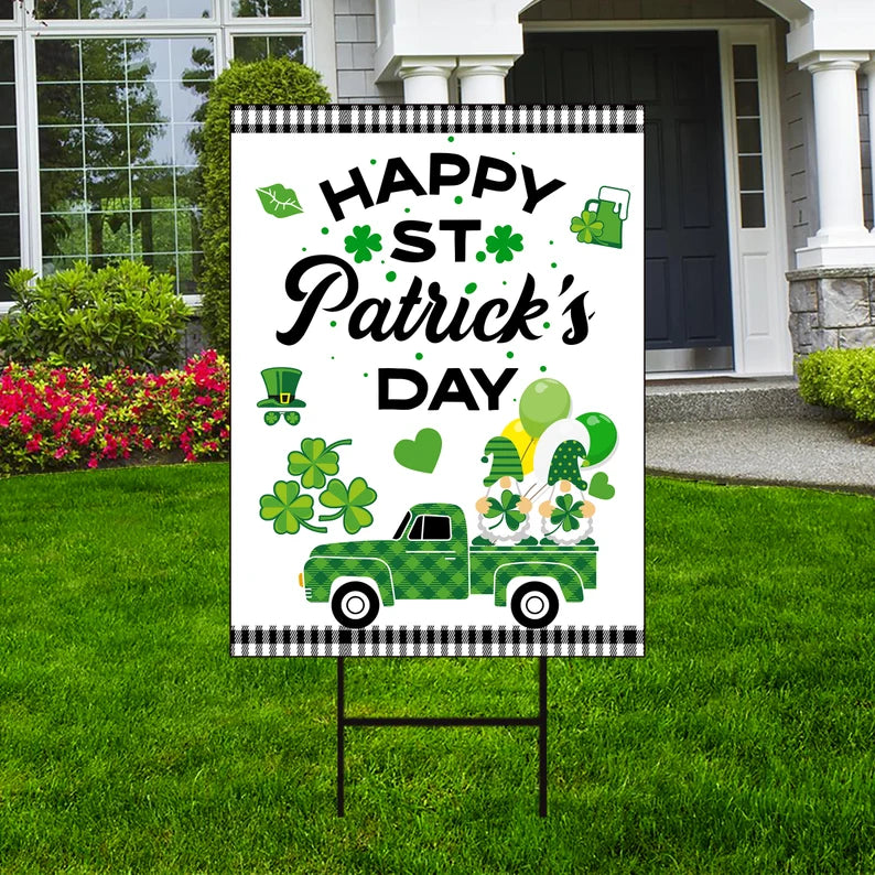 St. Patrick's Day 2024 Yard Sign