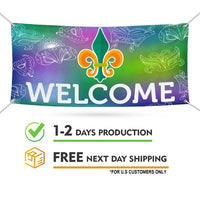 Mardi Gras 2024 Banner Sign