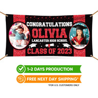 Graduation 2023 Personalized Photo Banner Sign
