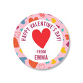 Personalized Valentine's Day Stickers