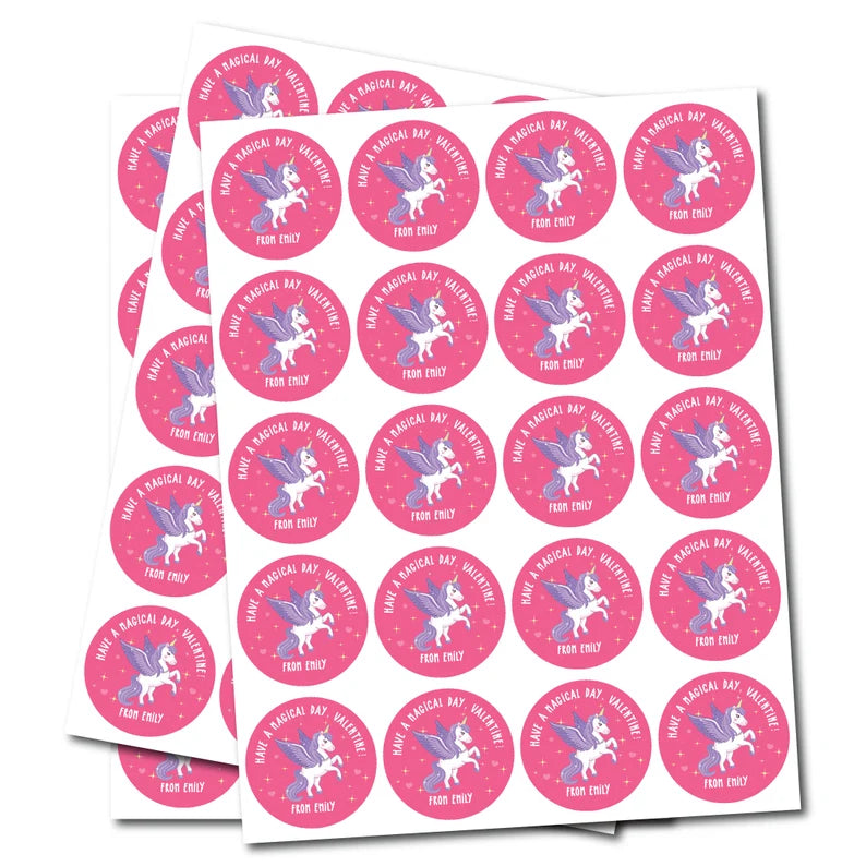 Personalized Valentine's Day Stickers