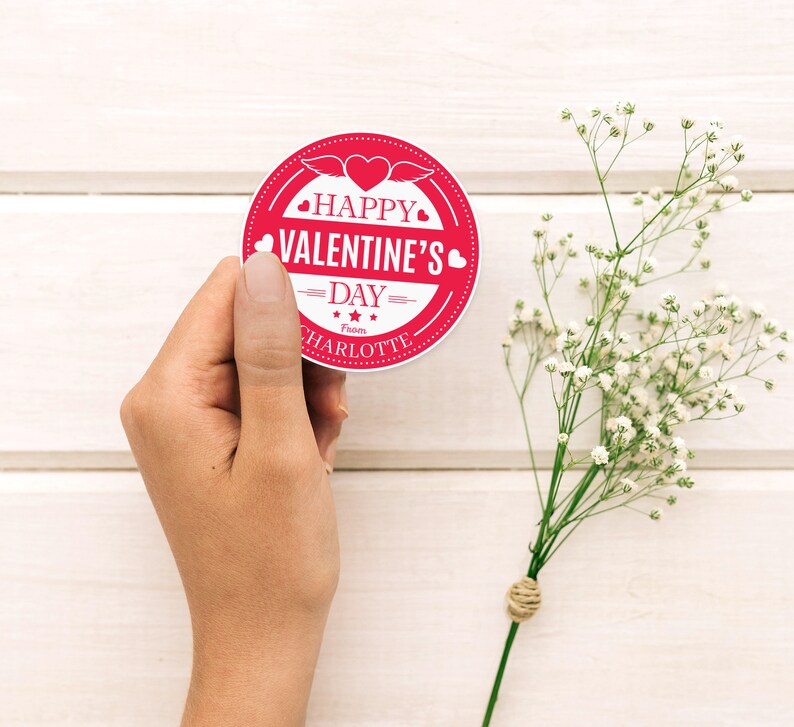 Personalized Valentine's Day Stickers