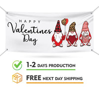 Happy Valentine's Day Banner Sign