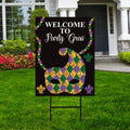Mardi Gras Yard Sign