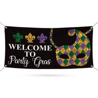 Mardi Gras Banner Sign