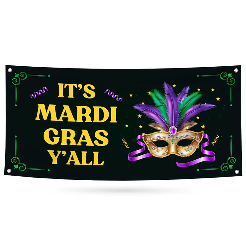 Mardi Gras Banner Sign