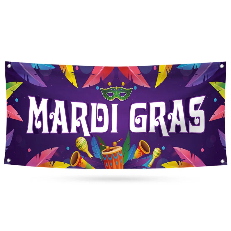 Mardi Gras Banner Sign