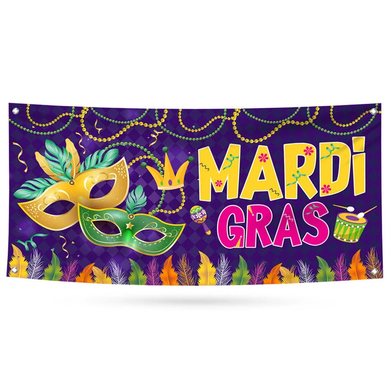 Mardi Gras Banner Sign