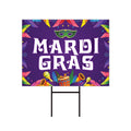 Mardi Gras Yard Sign