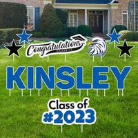 Personalized Graduation Yard Sign Letters
