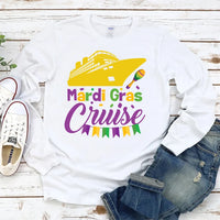 Mardi Gras Cruise Ship Party Long Sleeve T-Shirt