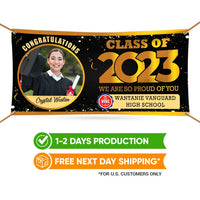 Graduation 2023 Personalized Photo Banner Sign
