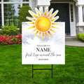 First Trip Around The Sun Yard Sign