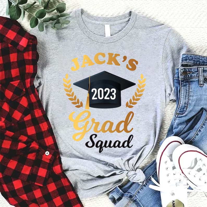 Personalized Grad Squad Shirt