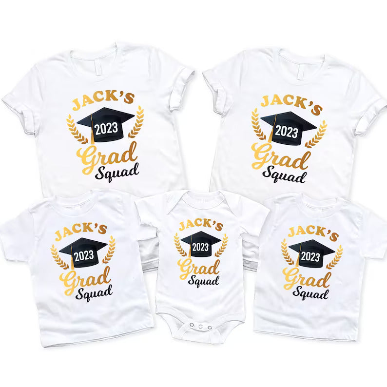 Personalized Grad Squad Shirt