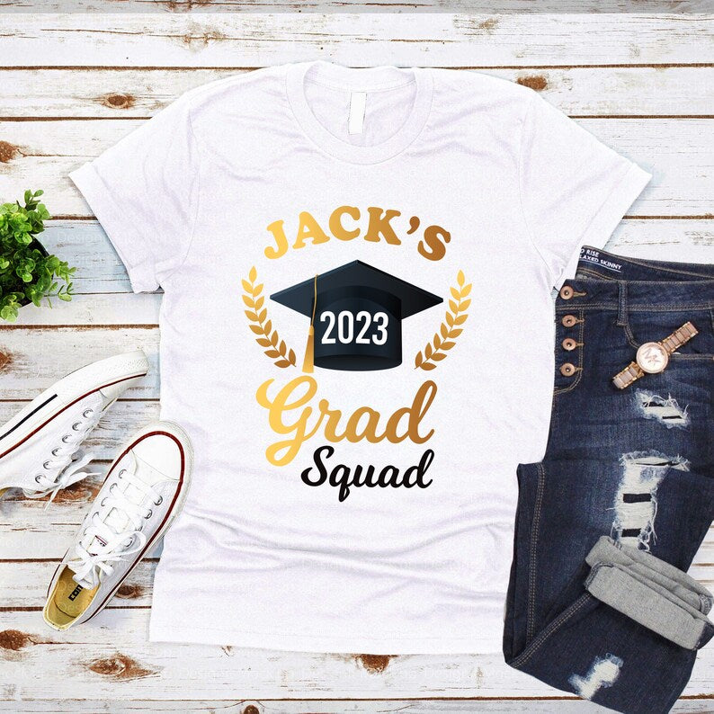 Personalized Grad Squad Shirt