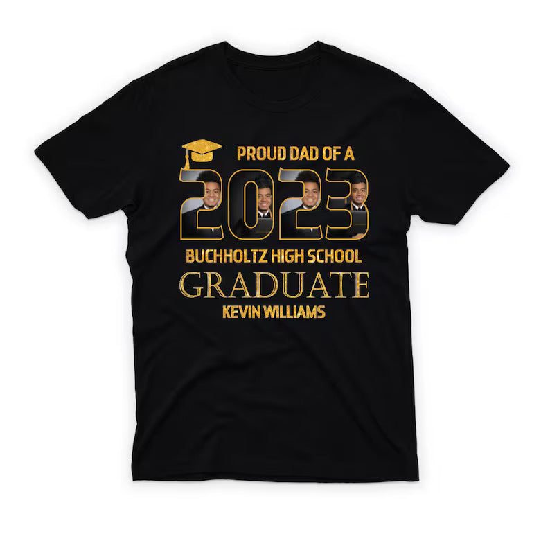 Personalized Class of 2023 Graduate Photo Shirt