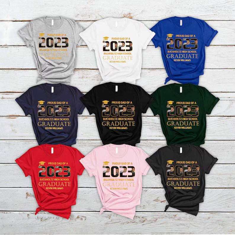 Personalized Class of 2023 Graduate Photo Shirt
