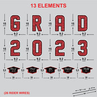 Graduation 2023 Yard Sign Letters