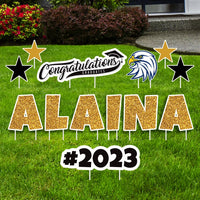 Personalized Graduation Yard Sign Letters