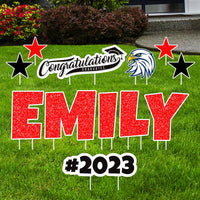 Personalized Graduation Yard Sign Letters