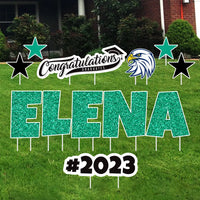 Personalized Graduation Yard Sign Letters