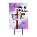 Happy Easter 2024 He is Risen Yard Sign