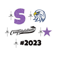 Personalized Graduation Yard Sign Letters