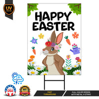 Happy Easter 2023 Yard Sign Cutout