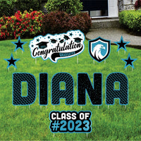 Personalized Graduation Yard Sign Letters