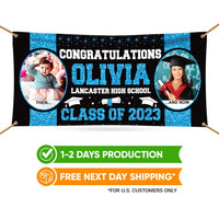 Graduation 2023 Personalized Photo Banner Sign