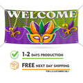 Mardi Gras 2024 Banner Sign