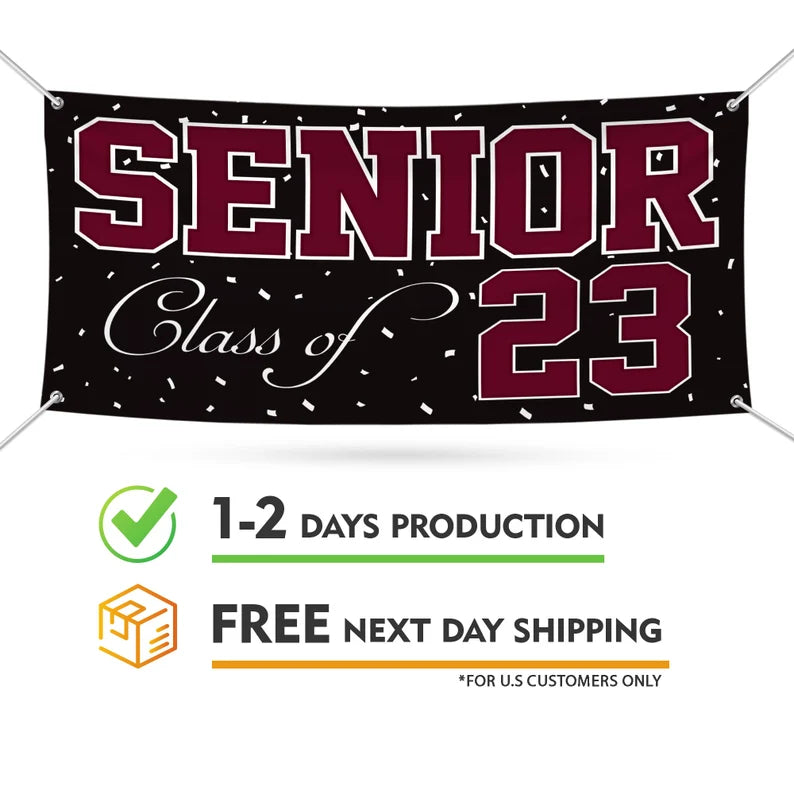 Senior Graduation 2023 Banner Sign