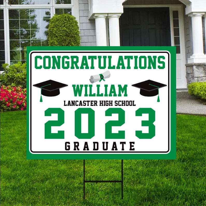 Custom Graduation Yard Sign 2024