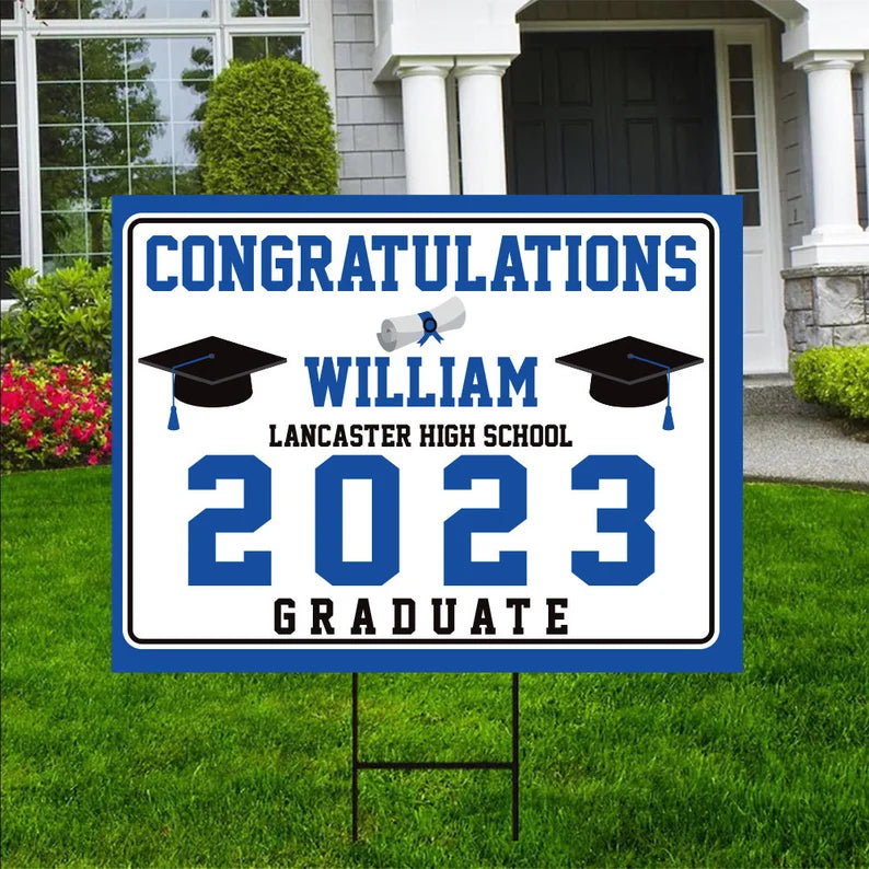 Custom Graduation Yard Sign 2024