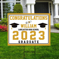 Custom Graduation Yard Sign 2024