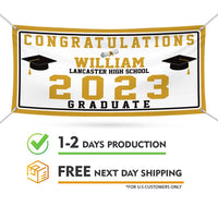 Graduation 2023 Personalized Banner Sign