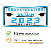 Graduation 2023 Personalized Banner Sign