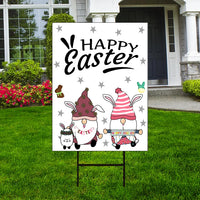 Happy Easter 2024 Yard Sign Cutout