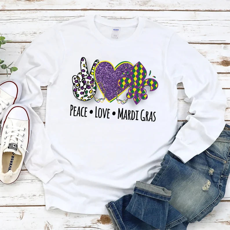 Mardi gras best sale shirts